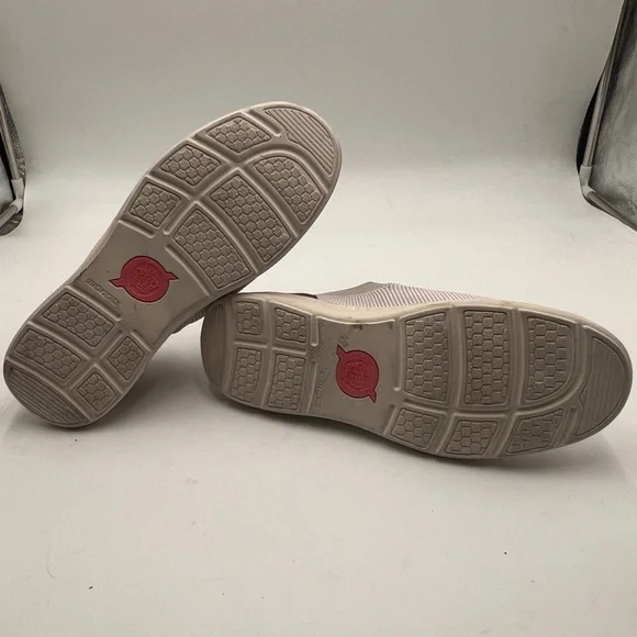 Born Marius Cream and Brown Sneakers with Breathable Fabric - Picture 8 of 8